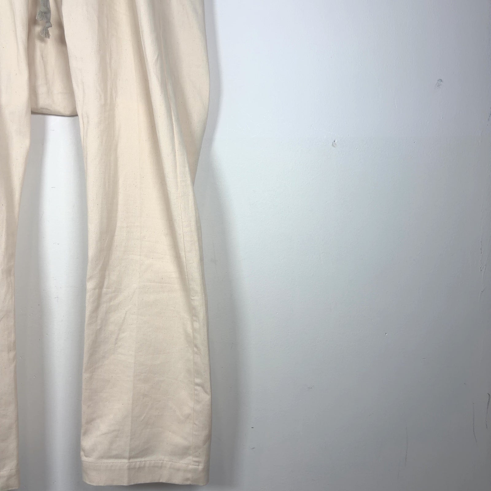 Rick Owens SS22 Fogachine Cotton Linen Drop-Crotch Pants