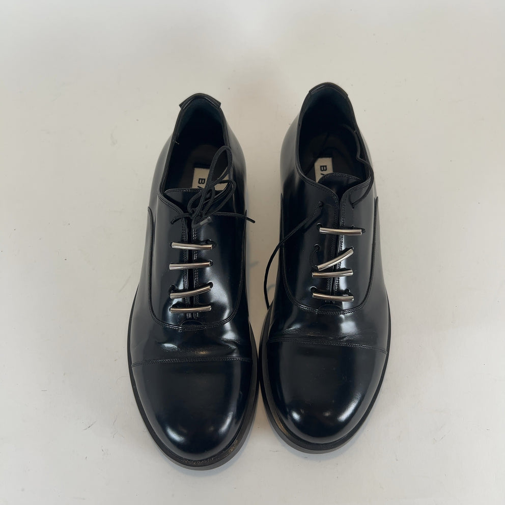 Bally Egli Lace Leather Oxfords