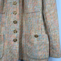Chanel Cruise FW94 Easter Tweed Jacket Size S