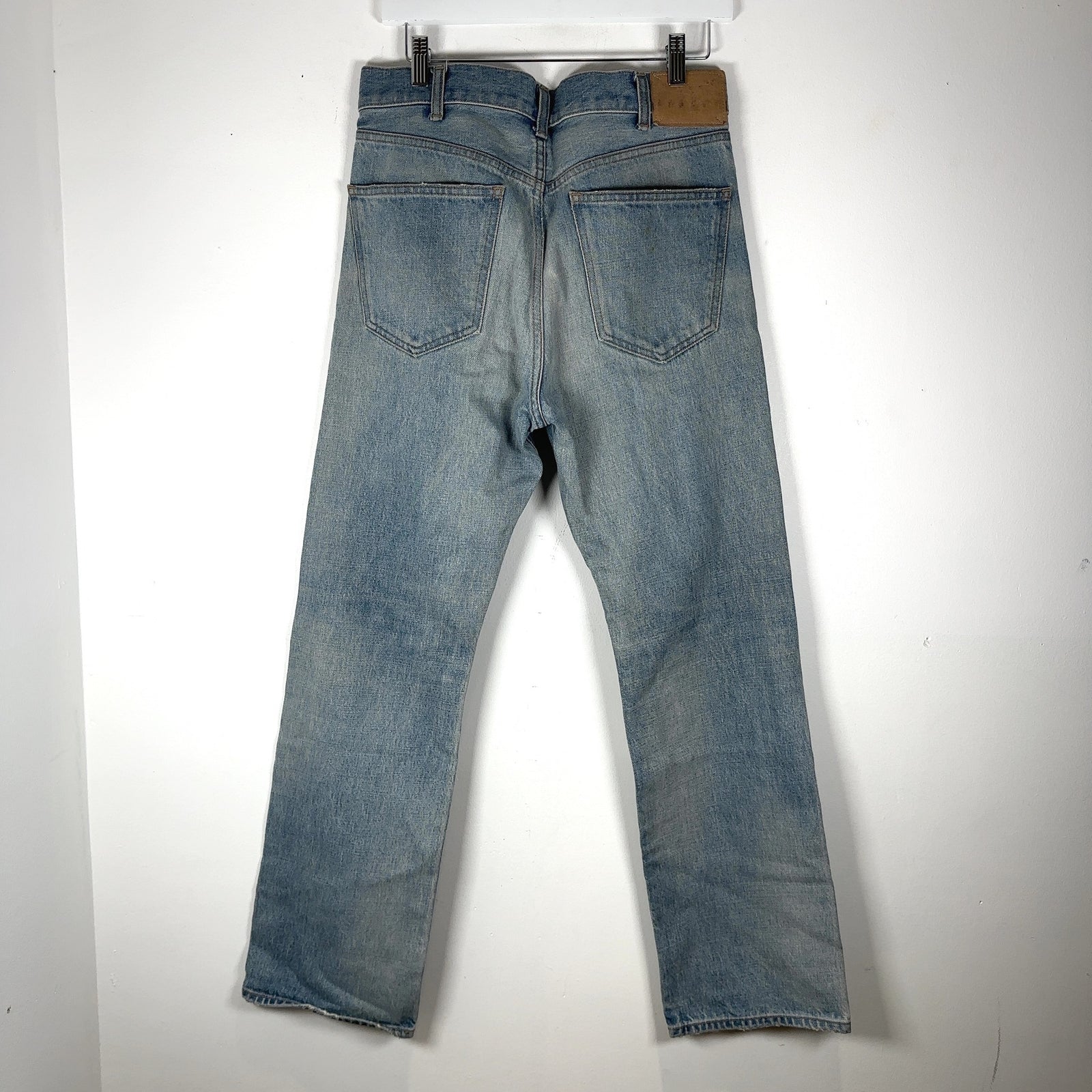 Celine Blue Kurt Destroyed Light-Wash Denim Jeans