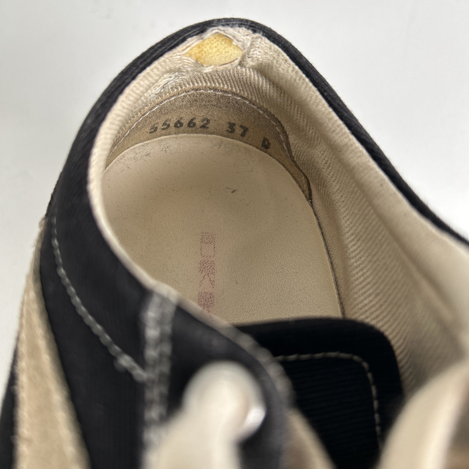 Rick Owens Drkshdw Vintage Canvas Low Tops Size 37