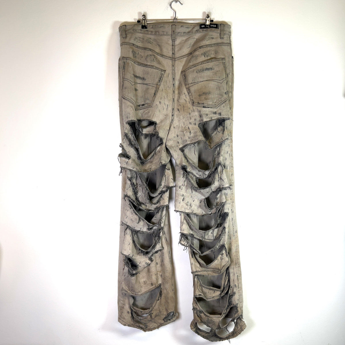 Balenciaga SS23 Super Destroyed Baggy Denim Jeans