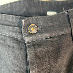 The Row Straight Leg Black Jeans