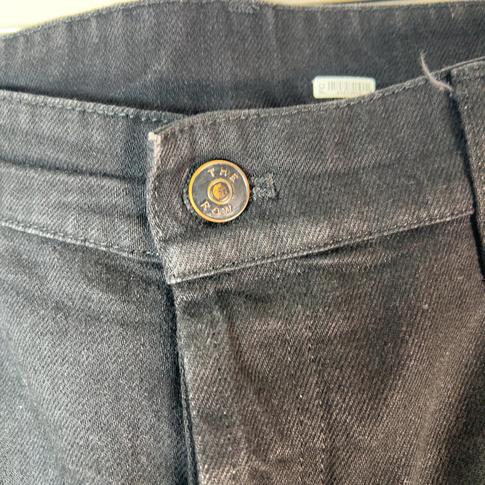 The Row Straight Leg Black Jeans