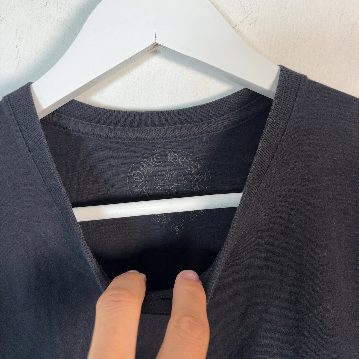 Chrome Hearts Spiral Cross Graphic Pocket T-Shirt