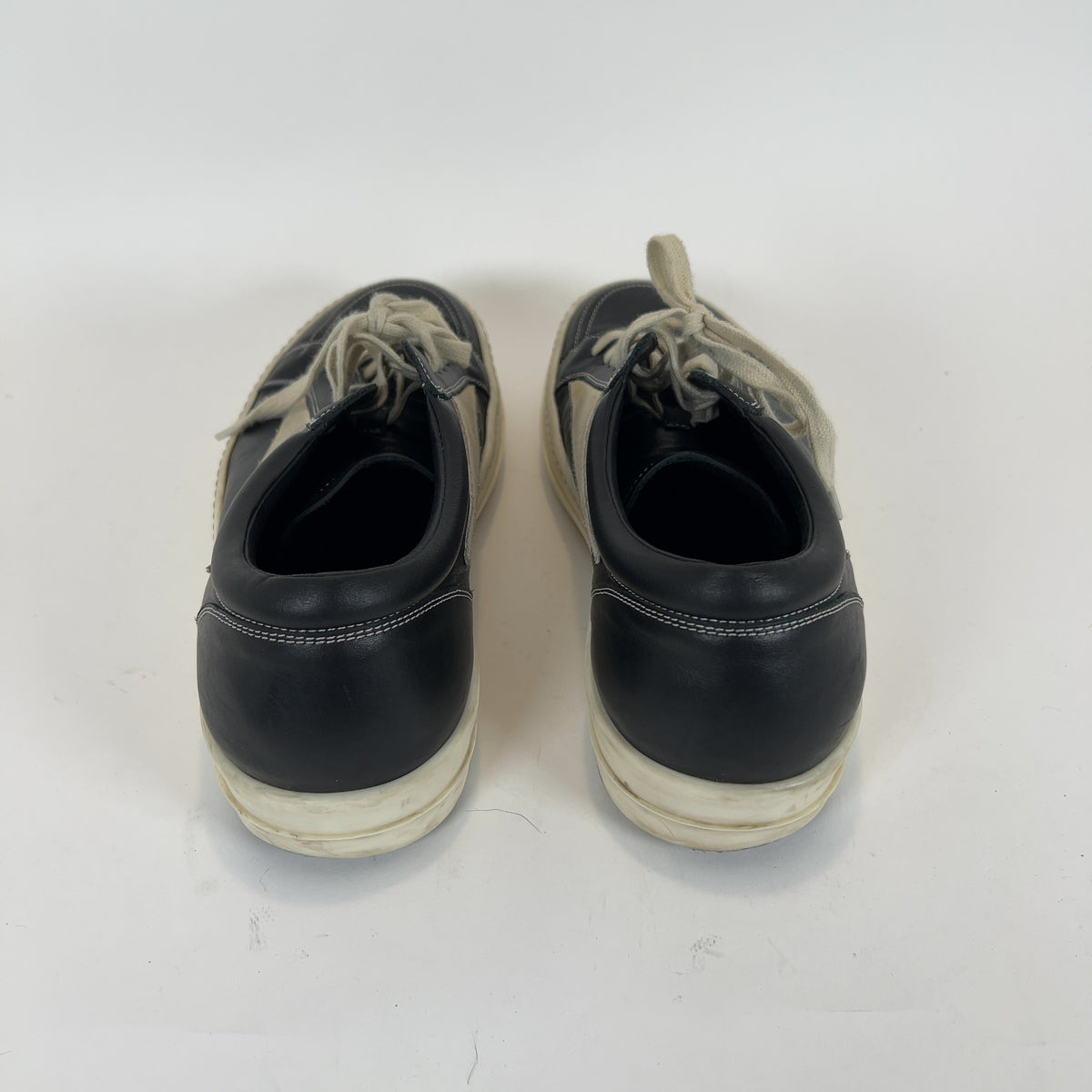 Rick Owens Black Mainline Vintage Low-Top Sneakers