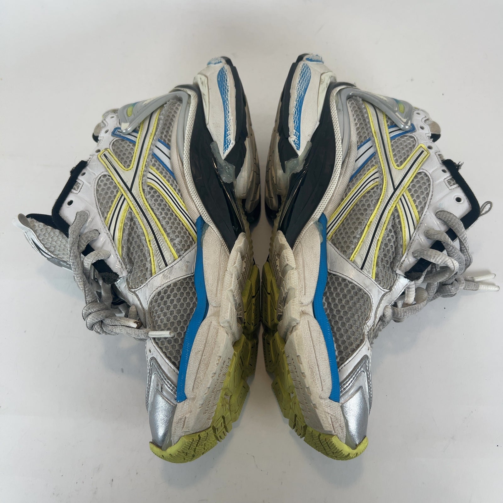 Balenciaga Yellow/Blue Mesh Runners