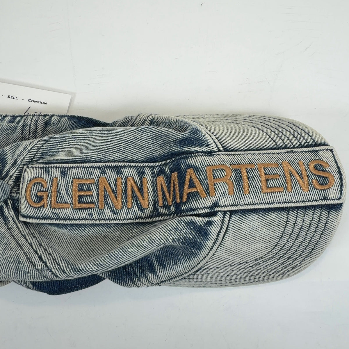 H&M Glenn Martens Denim Logo Cap
