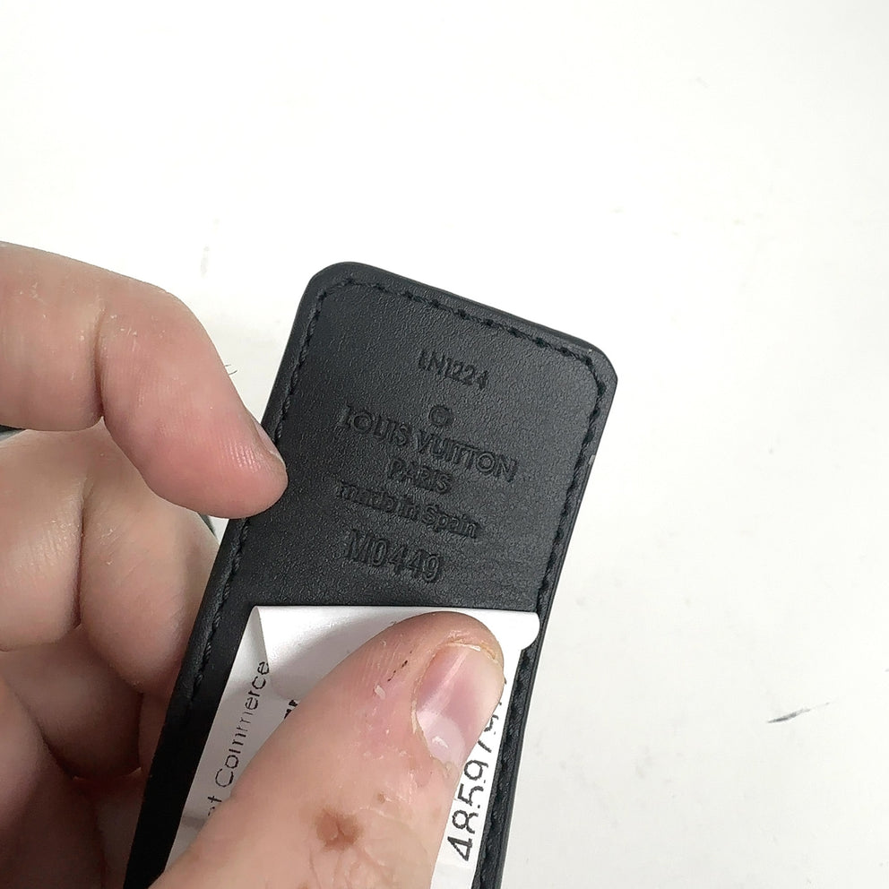 Louis Vuitton Monogram Black Belt