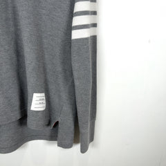 Thom Browne '2003' 4-Bar Long-Sleeve Polo Shirt