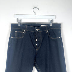 Alexander McQueen Raw Denim Jeans