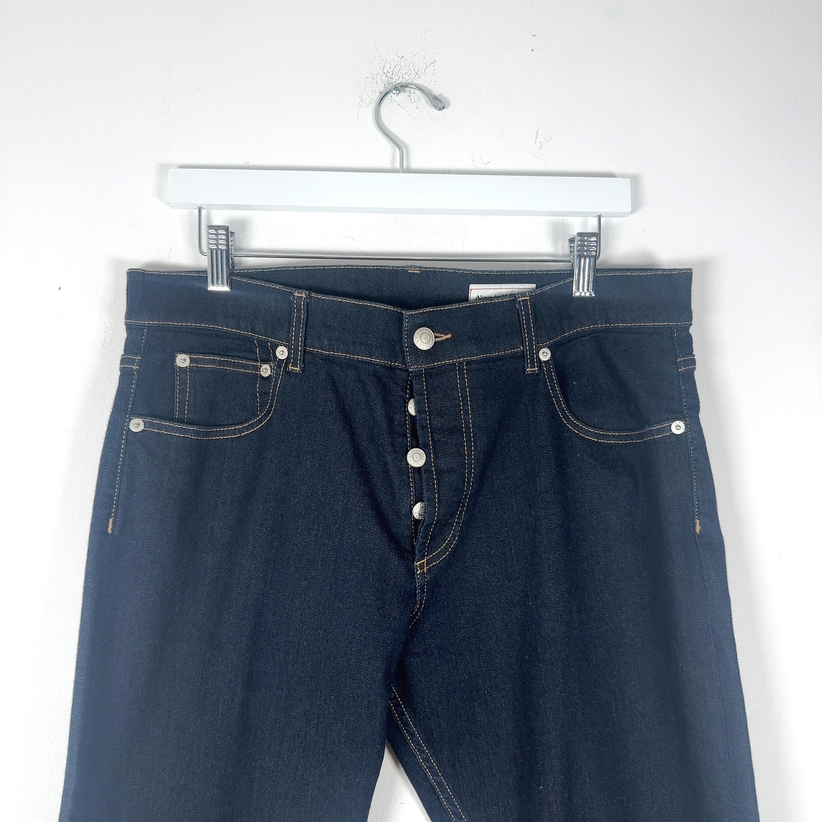 Alexander McQueen Raw Denim Jeans