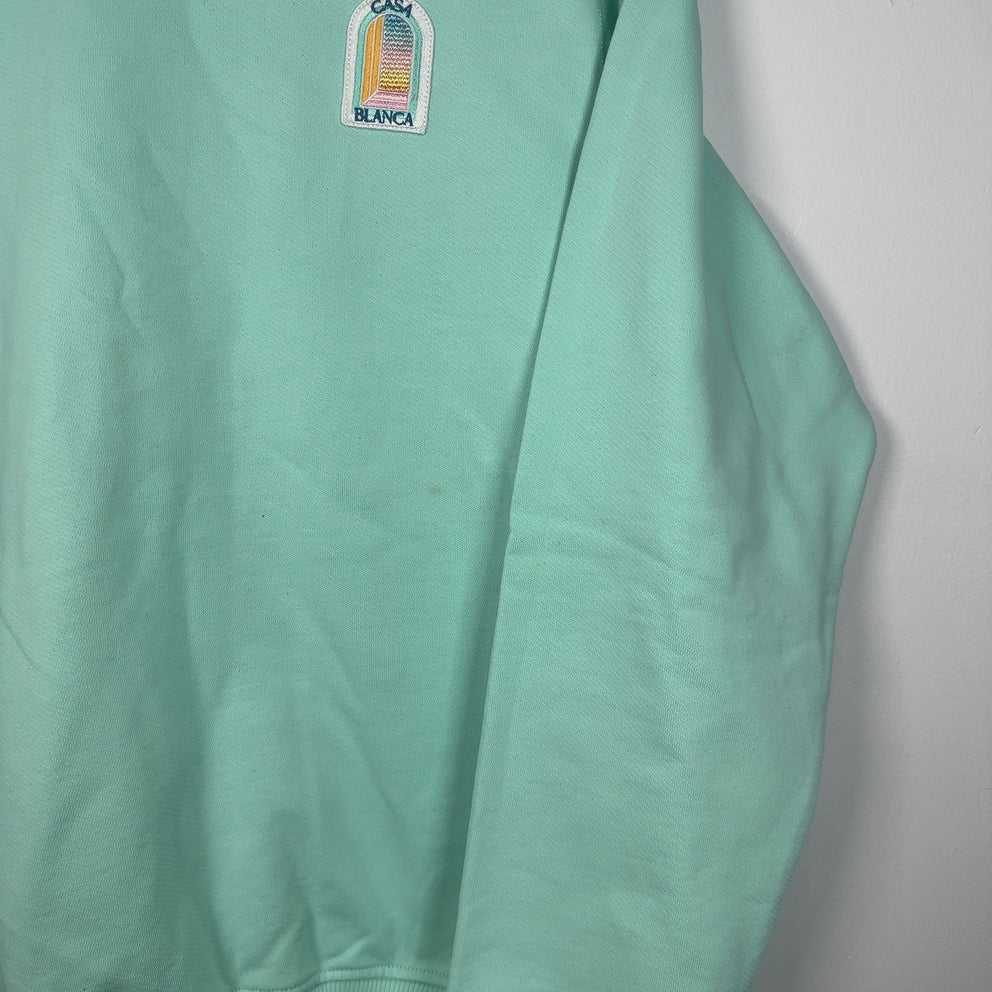 Casablanca Window Logo Patch Crewneck