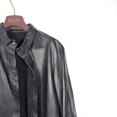 Boris Bidjan Saberi AW14 F221 Calf Leather Button-Up Shirt