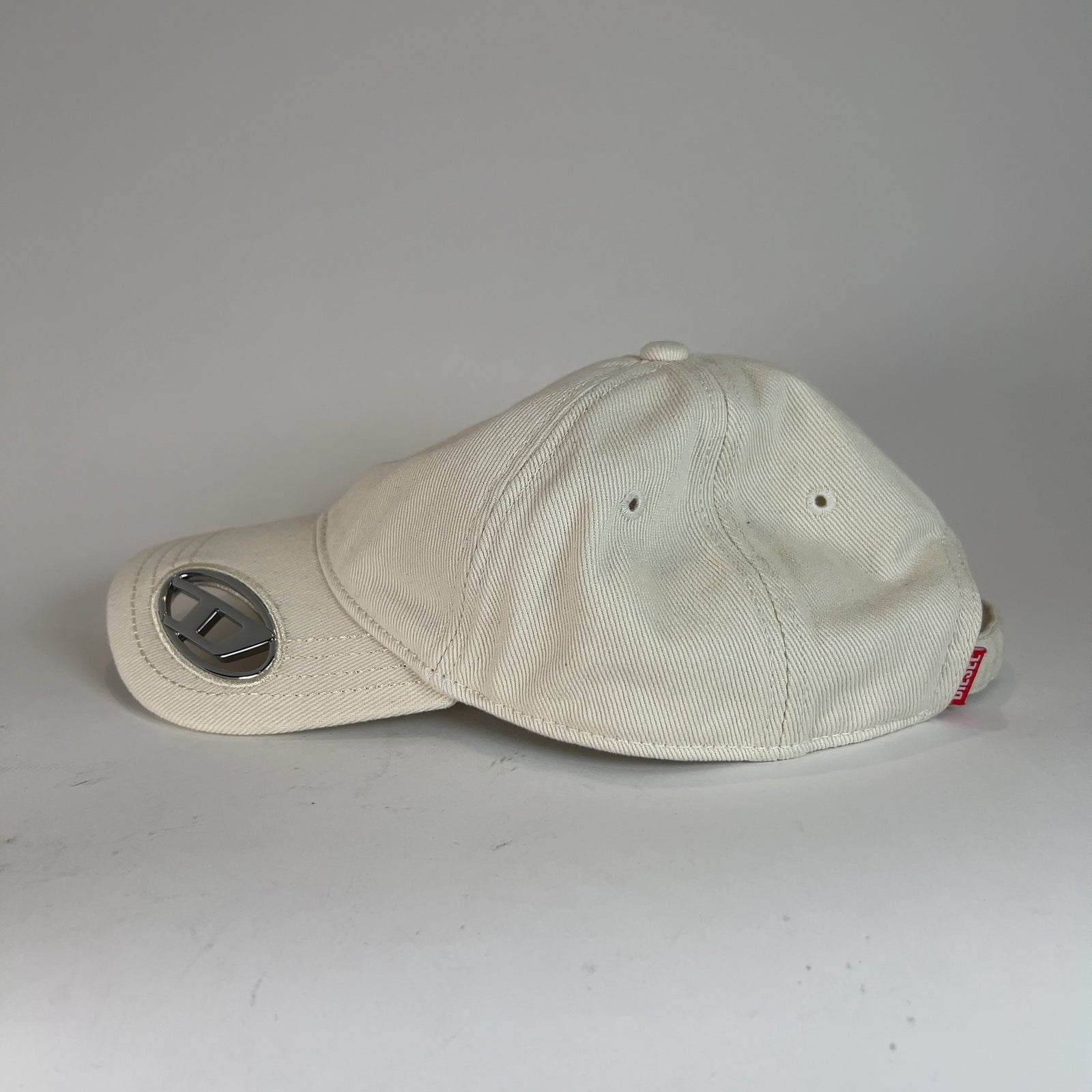 Diesel 'D' Metal Plaque Hat