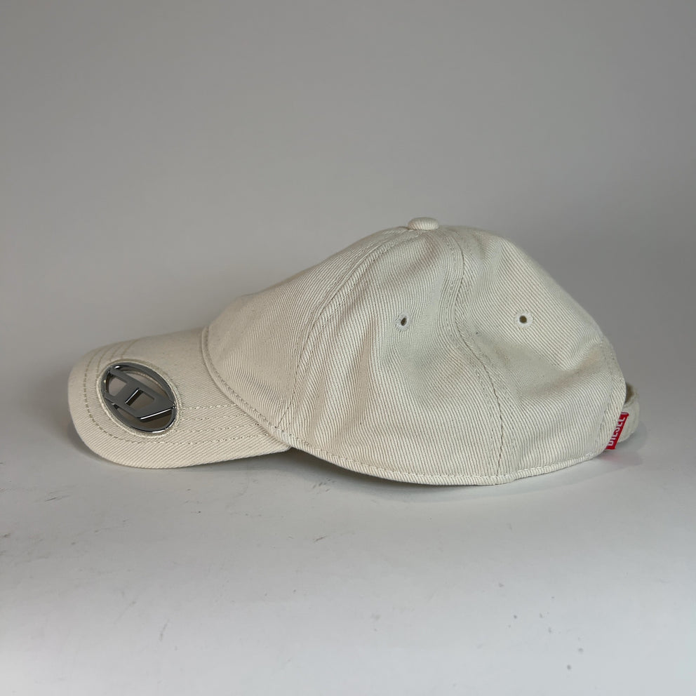Diesel 'D' Metal Plaque Hat