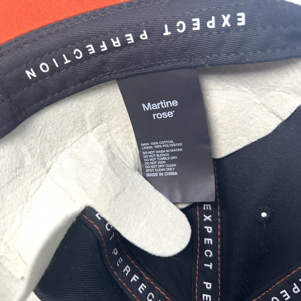 Martine Rose 'Local Hero' Roll Back Graphic Hat