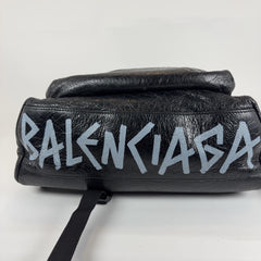 Balenciaga Graffiti Leather Explorer Backpack