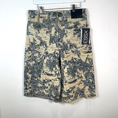 Acne Studios Distressed Mongram Denim Shorts