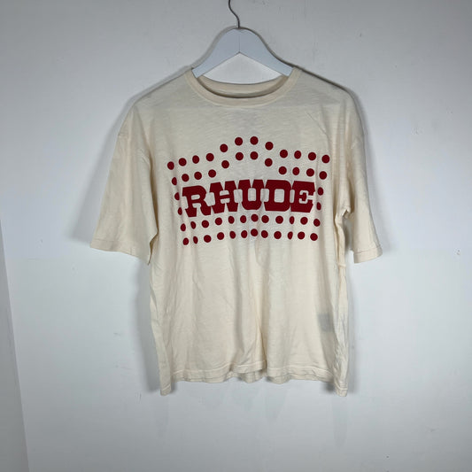 Rhude Polka Dot Logo Graphic T-Shirt