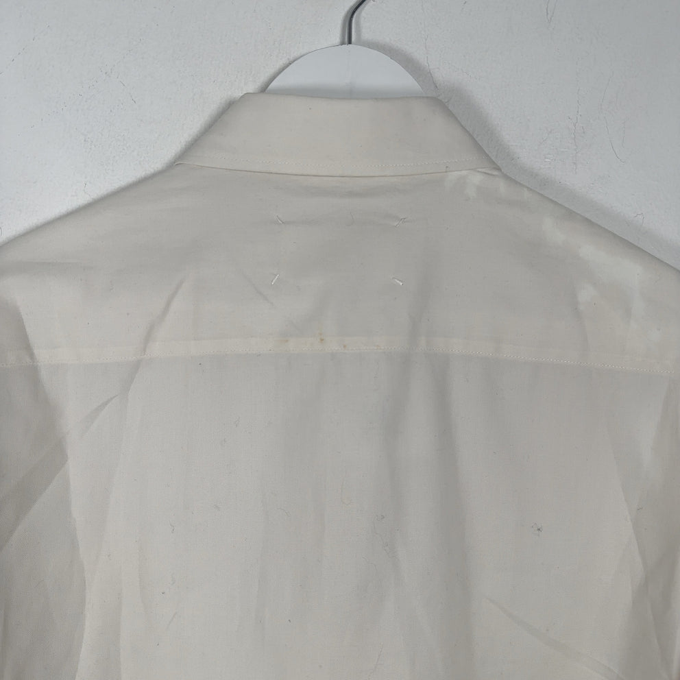 Maison Margiela White Button Up Shirt Size M
