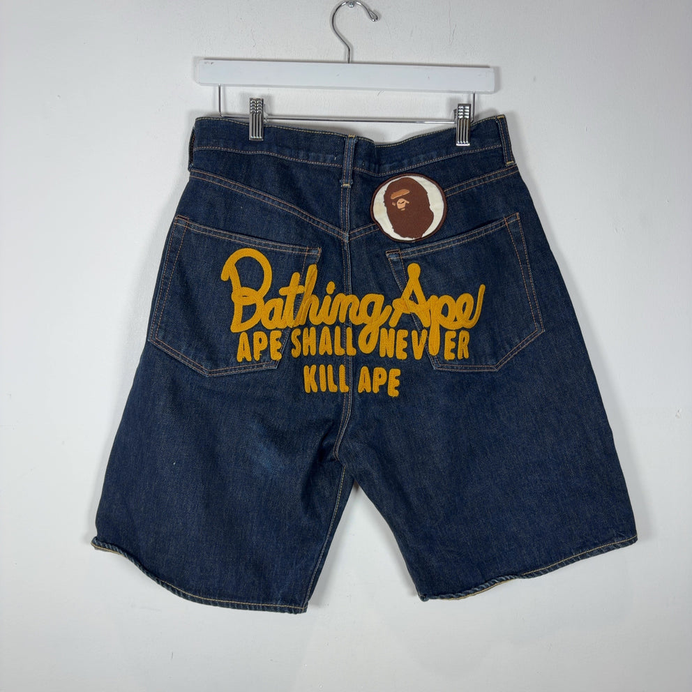 Bape Denim Shorts