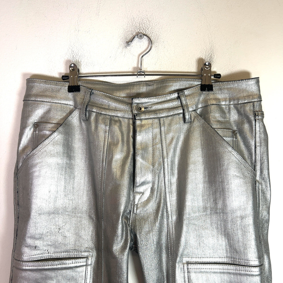 Rick Owens DRKSHDW Aluminum Nagakin Jeans