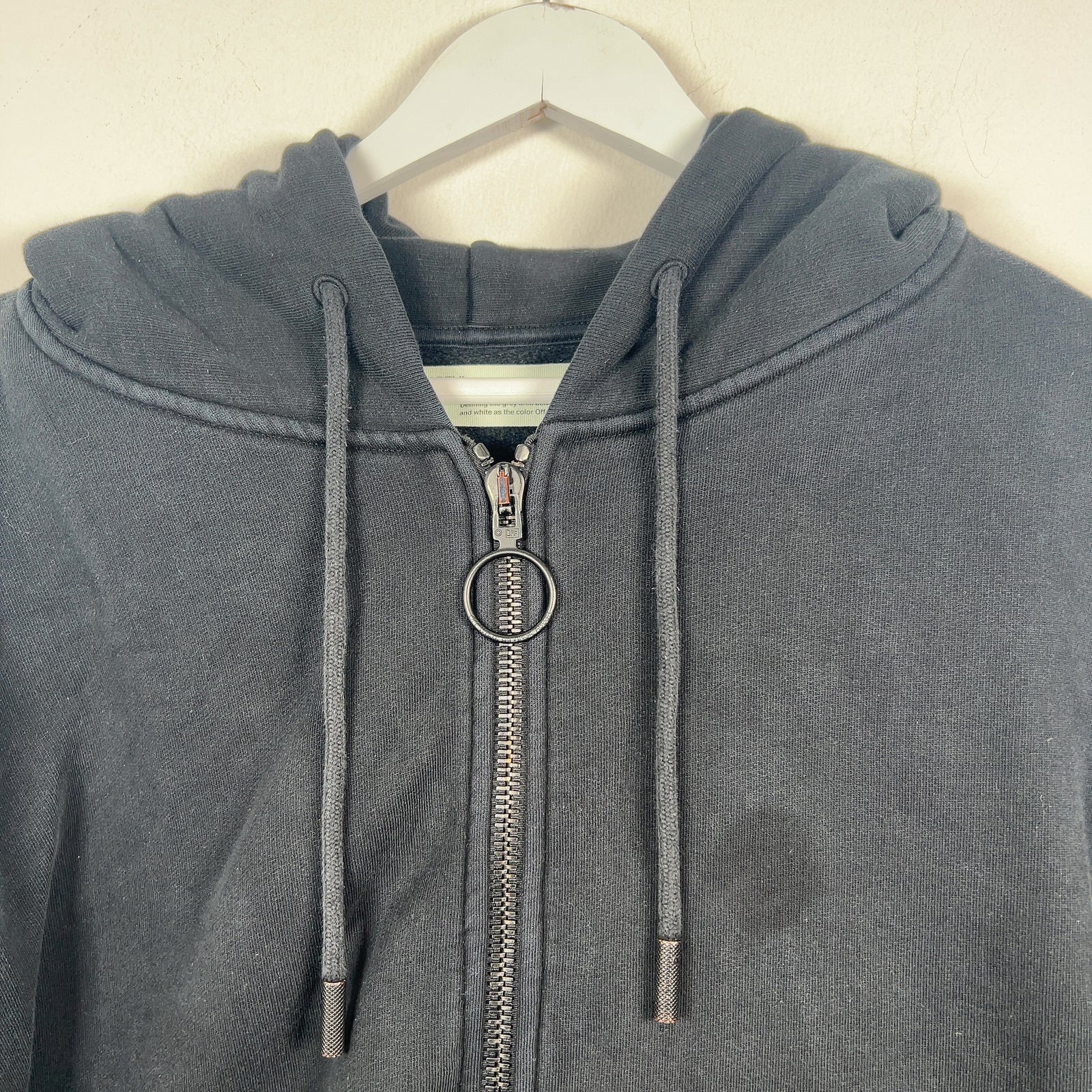 Off-White 'Mirror' Multi Graphic Zip-Up Hoodie