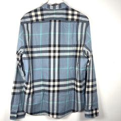 Burberry Plaid Button-Up Shirt