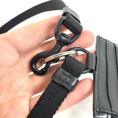 Alexander McQueen Leather Card Holder Lanyard Bag