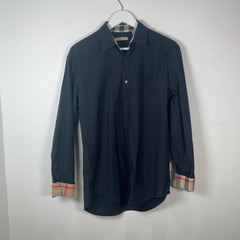Burberry Equestrian Logo Button-Up T-Shirt