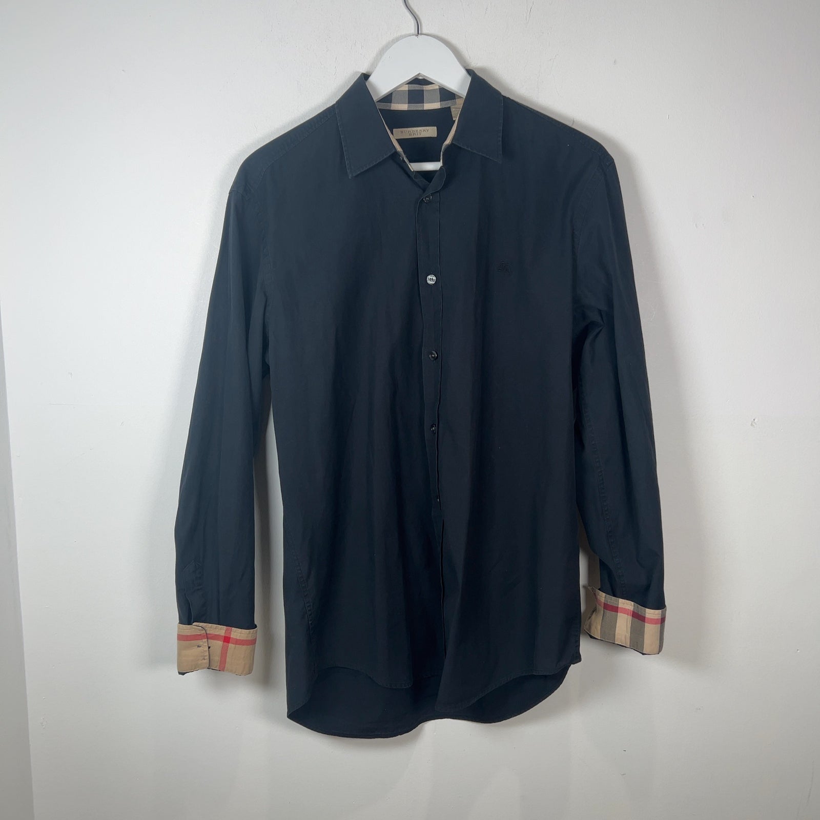 Burberry Equestrian Logo Button-Up T-Shirt