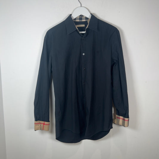 Burberry Equestrian Logo Button-Up T-Shirt