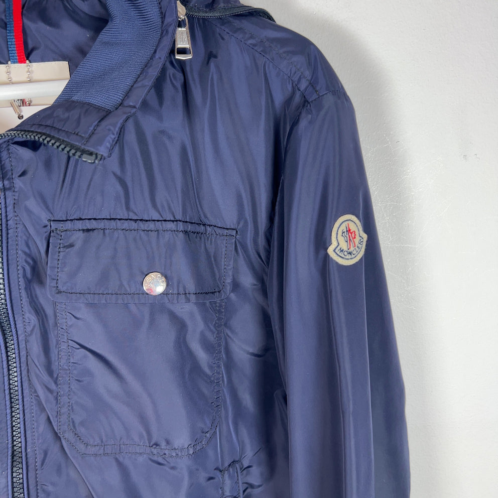 Moncler Cargo Cargo Zip-Up Nylon Hoodie