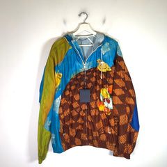 Louis Vuitton Oil Painting Checkerboard Windbreaker