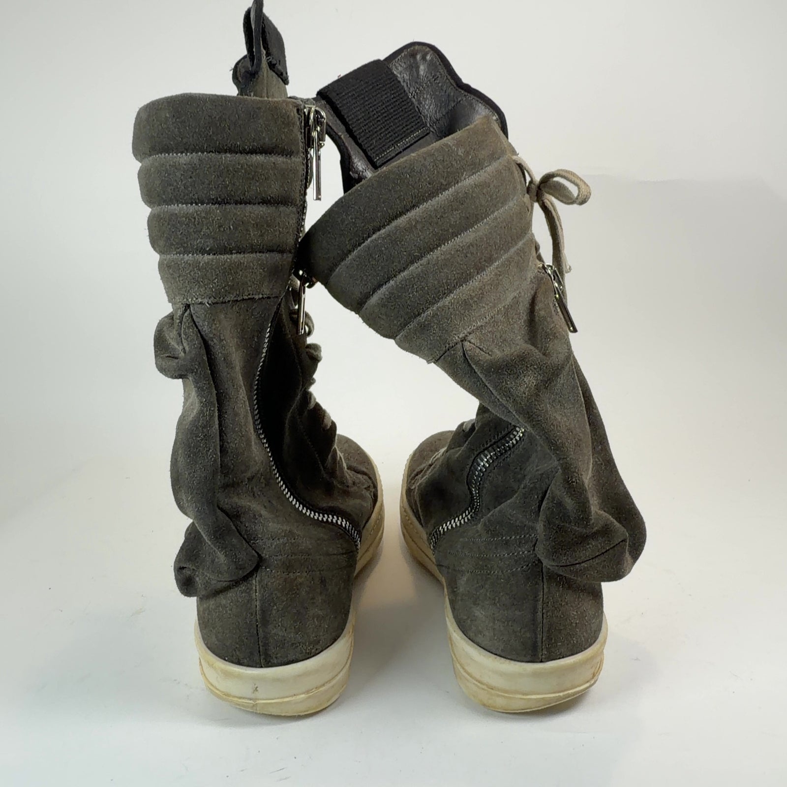 Rick Owens Dust Suede Cargobasket Sneakers