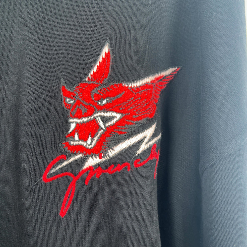Givenchy Embroidered Patch Logo Hoodie