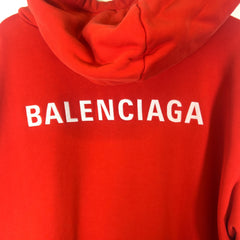 Balenciaga Embroidered Logo Hoodie