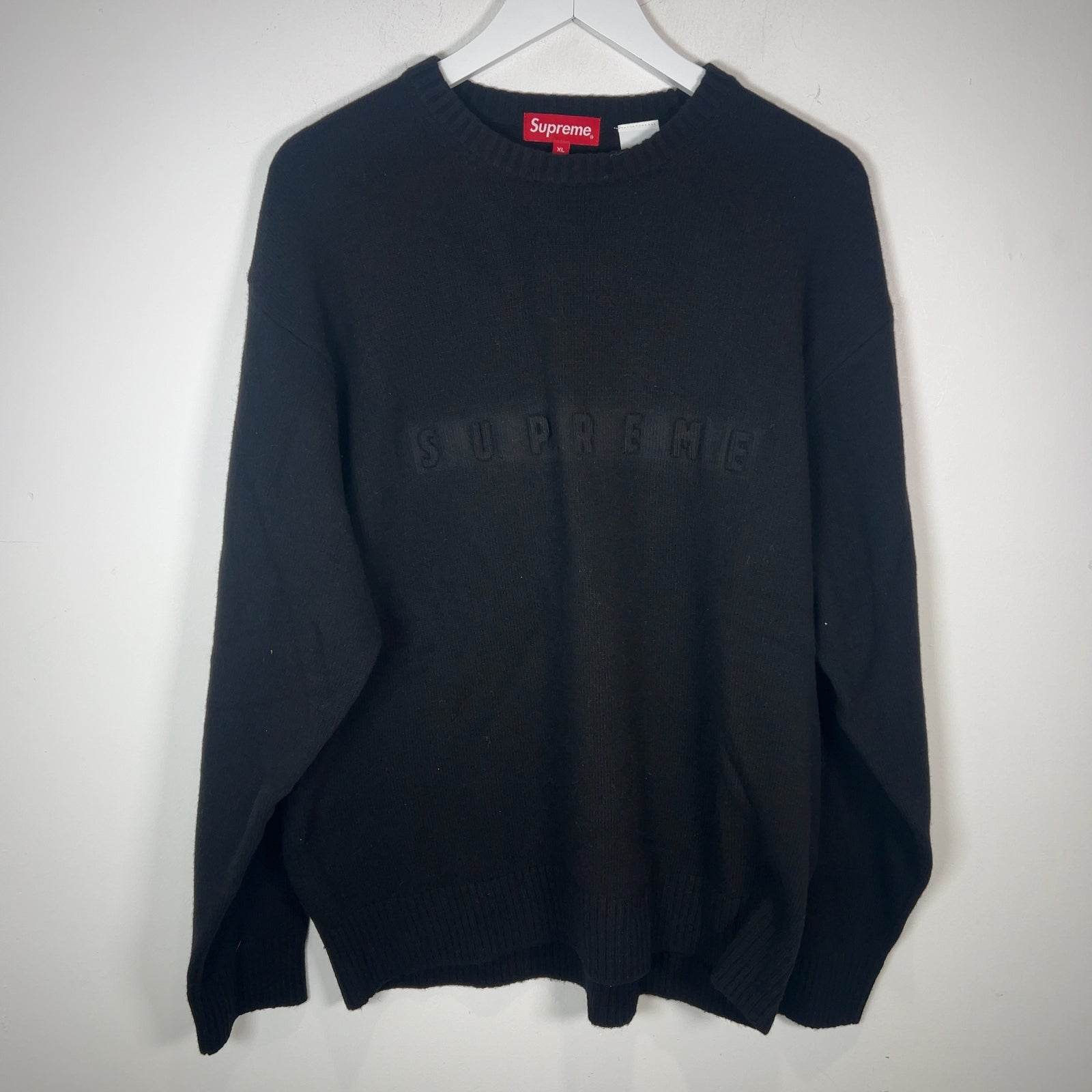 Supreme Knitted Raised Logo Sweater