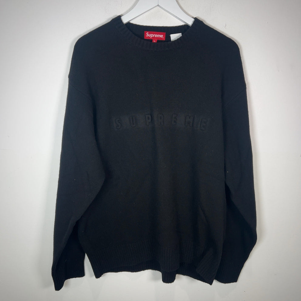 Supreme Knitted Raised Logo Sweater