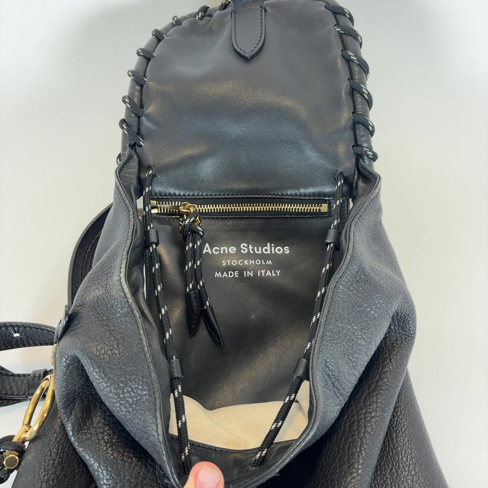 Acne Studios Rope Jungle Leather Backpack