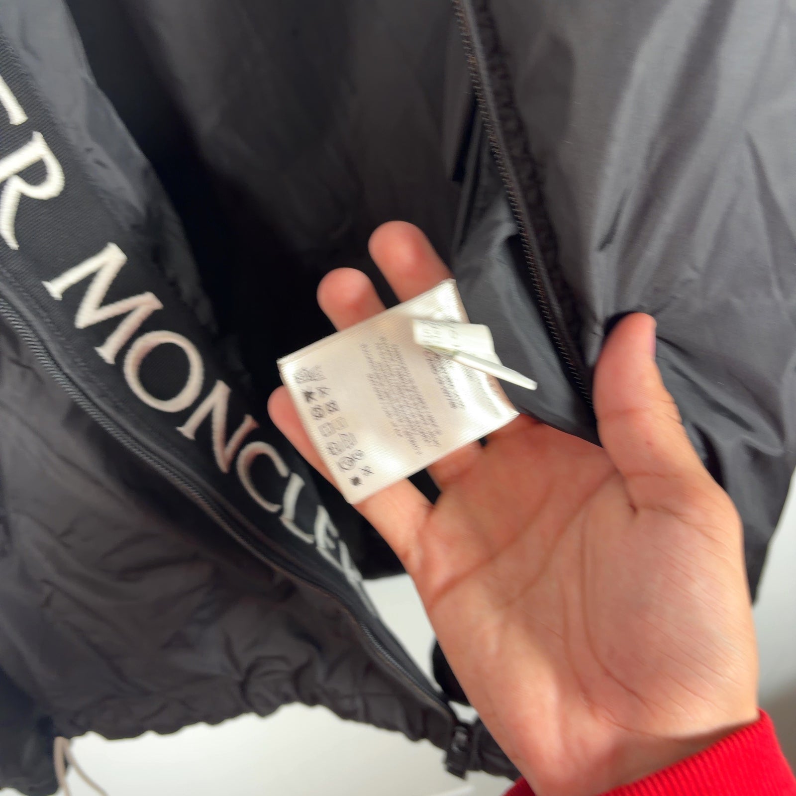 Moncler Black Rain Jacket
