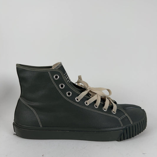 Maison Margiela Canvas Tabi Hightop Sneakers