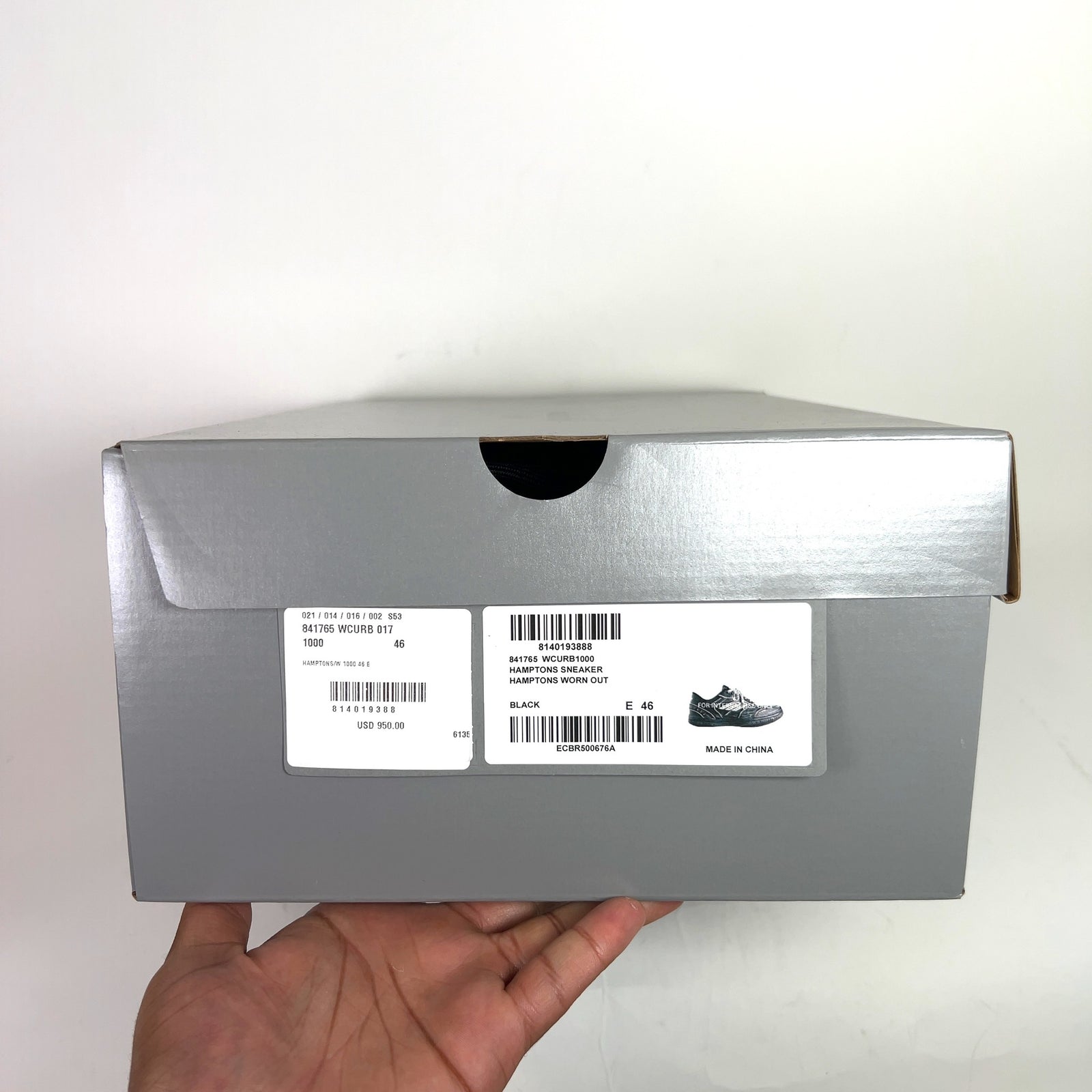 Balenciaga Hamptons Worn-Out Lowtop Sneakers