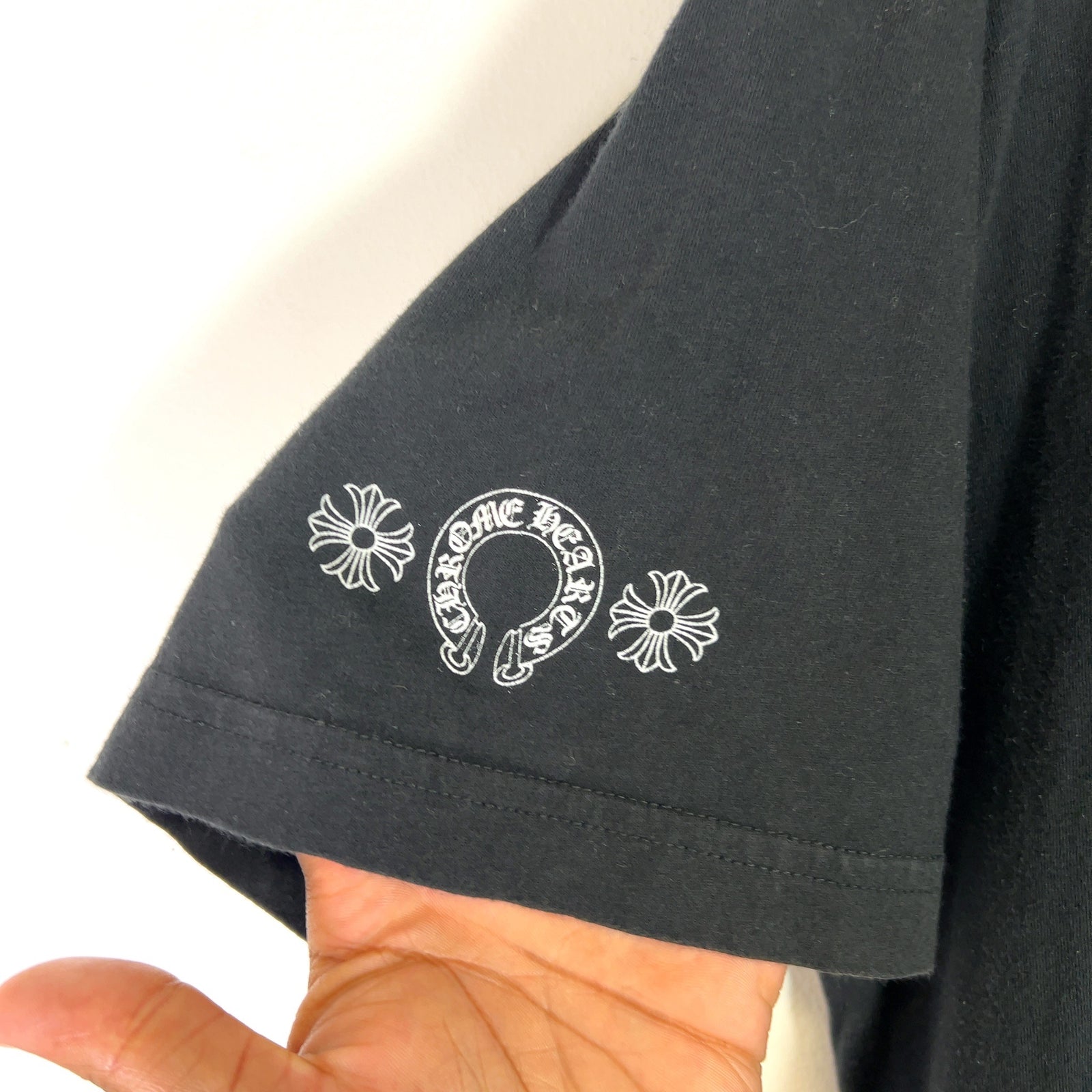Chrome Hearts Gradient Hollywood Logo T-Shirt