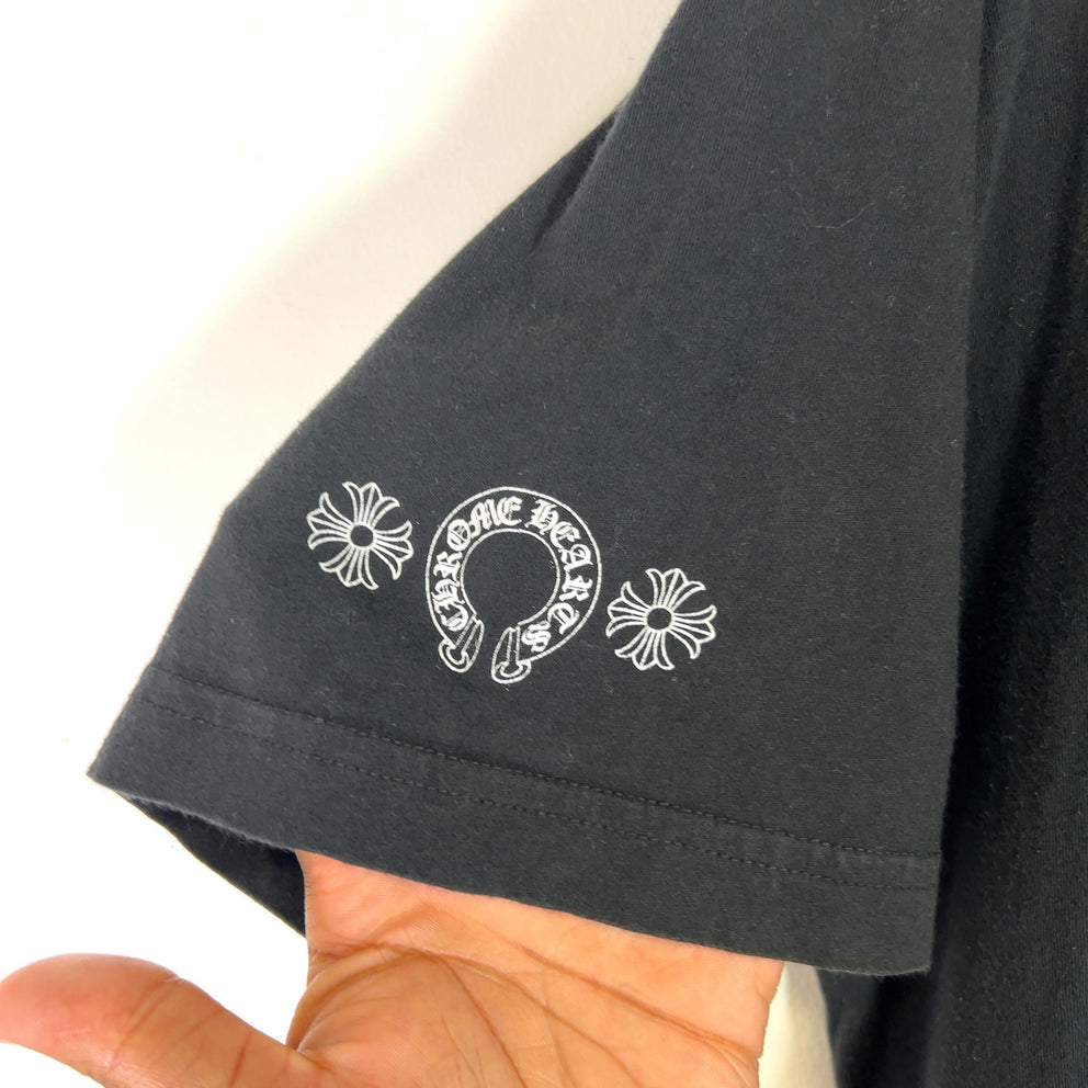 Chrome Hearts Gradient Hollywood Logo T-Shirt