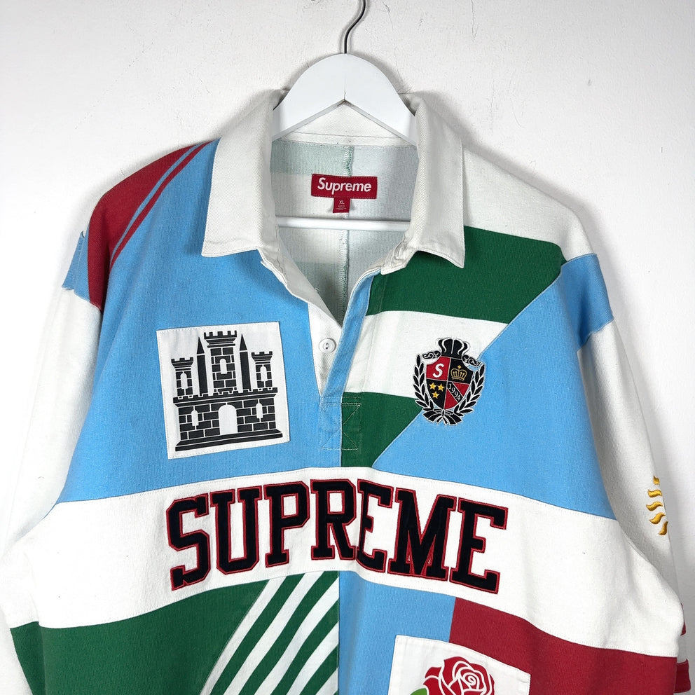 Supreme Rose Patch Rugby Shirt
