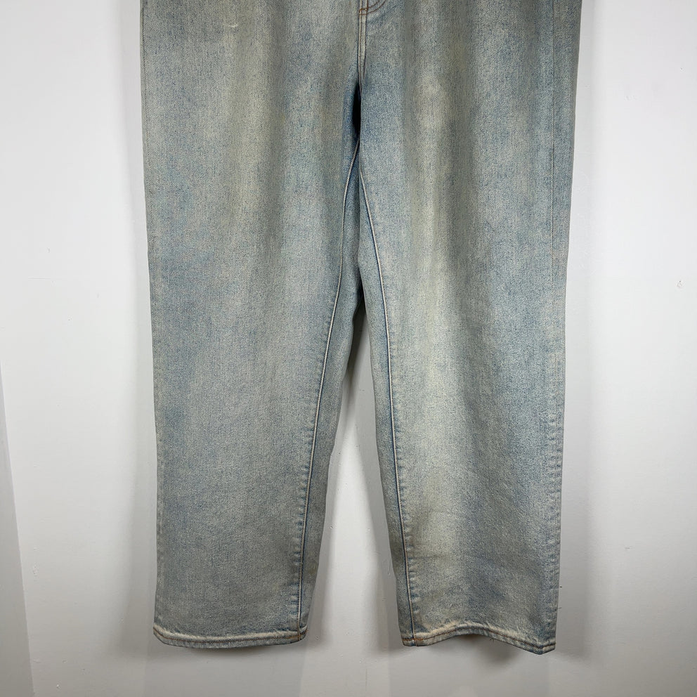 Supreme Embroidered 'New York' Denim Baggy Jeans