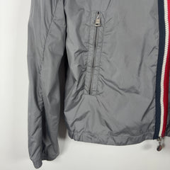 Moncler Stripped Grey Windbreaker