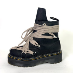 Rick Owens x Dr Martens 1460 Megalace Quad Sole Boots